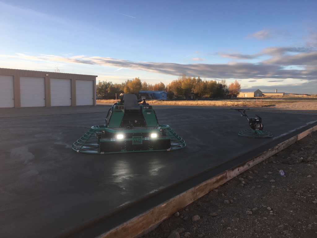 utah concrete pouring
