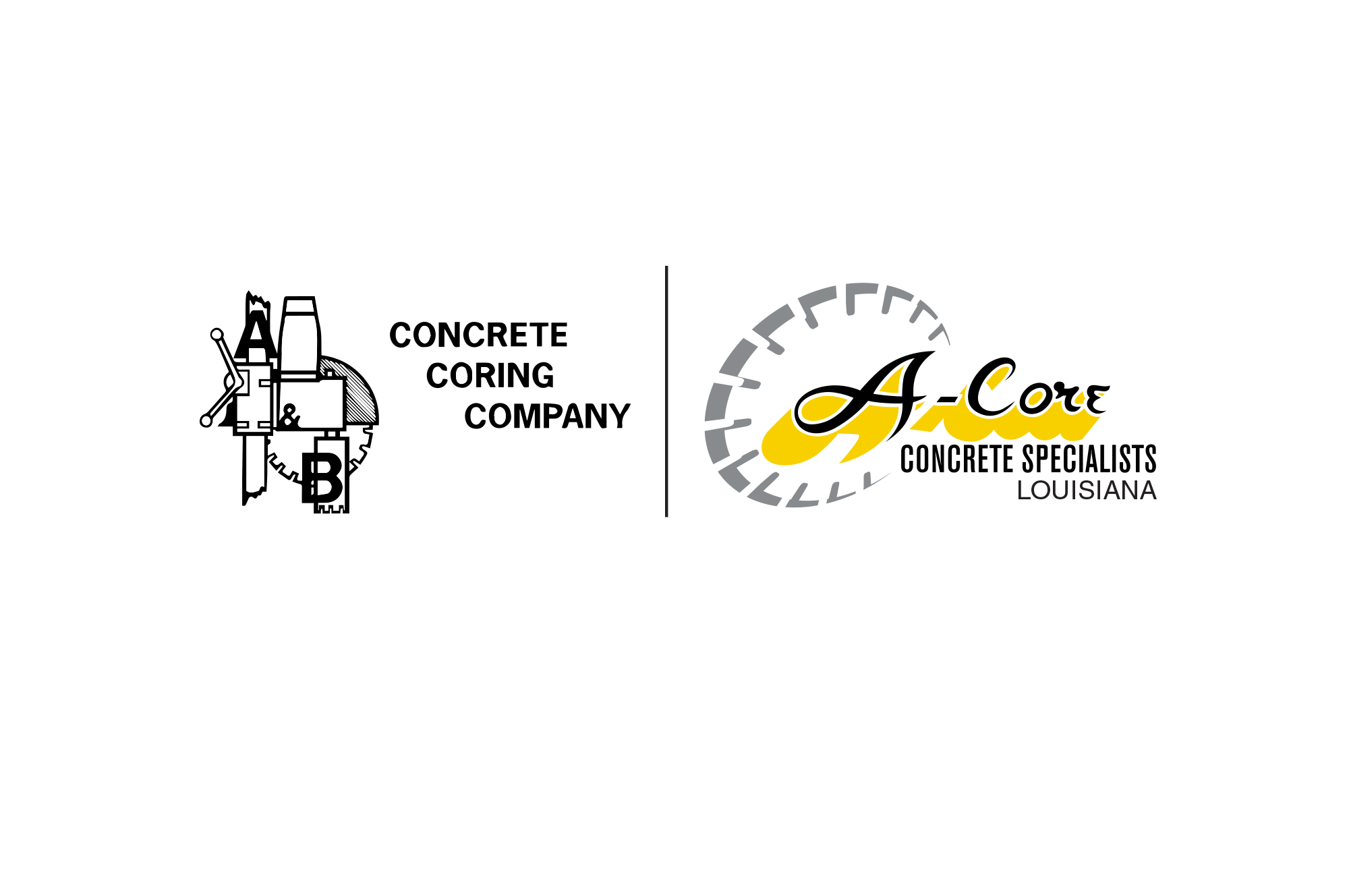a-core concrete specialists louisiana logo